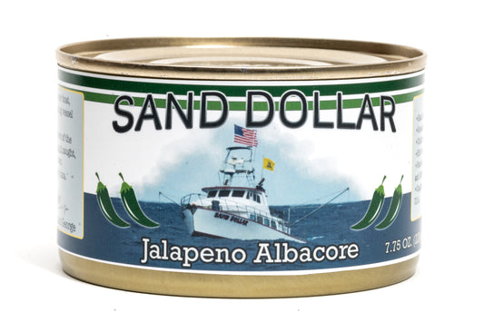 7.75oz solid white albacore with jalapeno sustainable sashimi-grade tuna hand caught by hook and line bpa-free canned in USA
